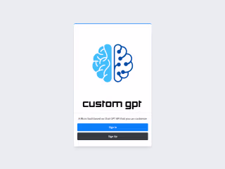 Custom GPT - A customizable AI Workflow system