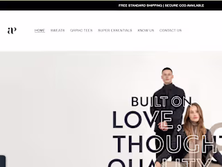 Premium clothing Website that stands out and endures.