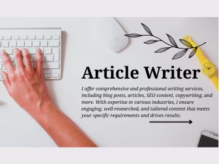 Writing Article