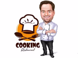 I will draw cartoon caricature for your events and business