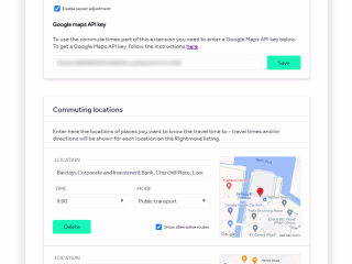 Rightmove Additions Chrome Extension 