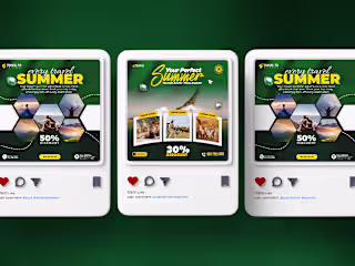 Social Media Management & Graphic Design – "Travel To Anywhere"