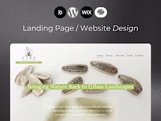 UTAH Native Seed • Web Design