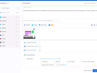 Web App(Social Media Management)