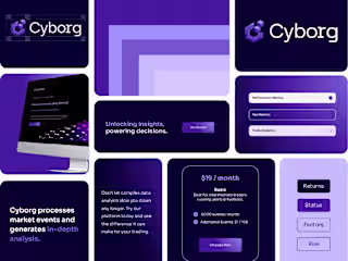 Branding for Cyborg -an Online Platform for Traders