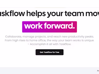 Taskflow, an In-House custom Project Management tool