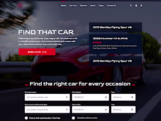Car Rental Website