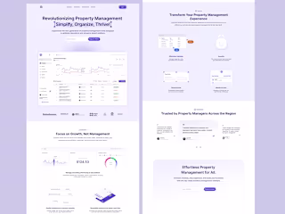Landing Page for Property Management Solution