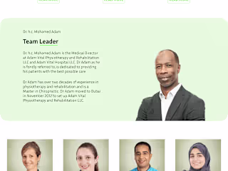 Landing page for physio | Portfolio piece
