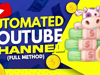 I will create complete automated cash cow YouTube channel