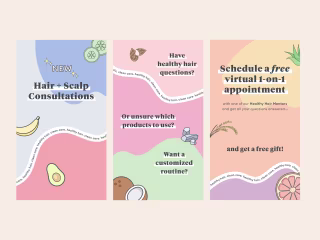 Briogeo Social Media Graphics