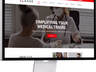 Health Service website design