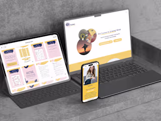 Landing Page & Interactive Family Journal Design