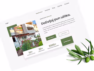 Website Design for Seaside Apartments