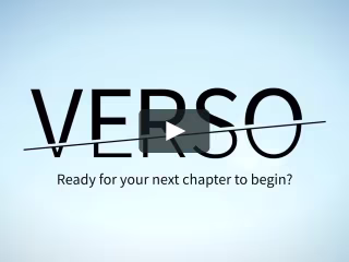 Your Future Begins at VERSO