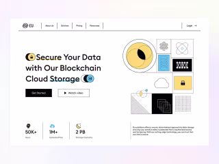 EV Blockchain Cloud Storage | Behance :: Behance