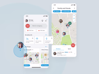 Location Sharing in SoSecure App