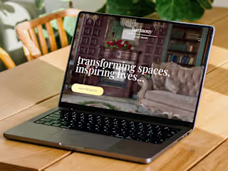Harmony - Interior Decoration Agency Website