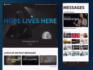 Northwoods Community Church - Redesign Concept