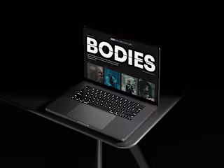 Bodies serie inspired webdesign