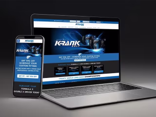 KRANK GOLF PRIMARY | 2016 | WordPress, E-commerce, UI/UX, CSS3