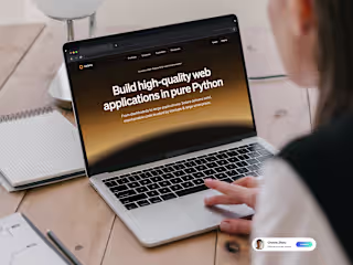 Tech Startup Website (Figma, Design, Visual + Branding)