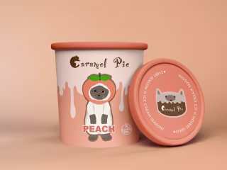 Caramel Pie Packaging Design