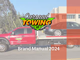 Car Towing Services Brand Design.