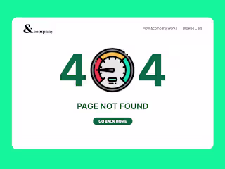 404 (Error) Page Design