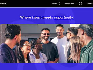 BCN Creators Landing Page