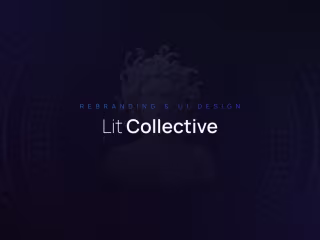 Lit Collective - Rebranding | UI Design on Behance