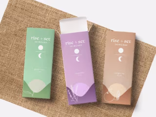 Brand Identity for Rise + Set Skincare