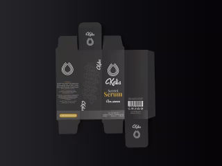 Dropper packaging and label