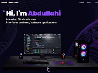 My Responsive 3D Portfolio