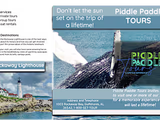 Piddle Paddle Tri Fold Brochure