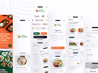 Mobile App UI UX Design - ZoneHealthy