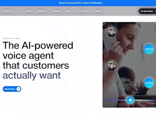 Tenyx - The AI-powered voice agent that customers actually want