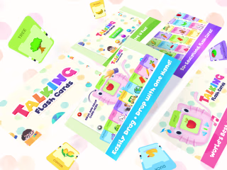Talking Flash Cards - Game UI/UX Design