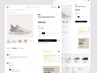 Update product page to enhance aesthetics and boost conversation