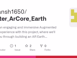 🌍  Flutter ArCore Earth