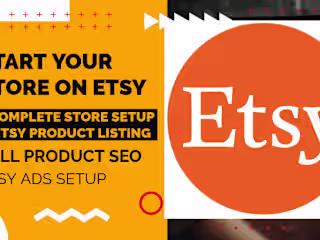 I will set up your etsy shop, print on demand, etsy store