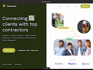 Wix Business Contractor Listing