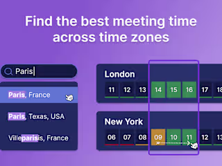 Chrome Extension for Scheduling Meetings Globally
