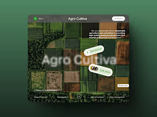Terra Cultiva - Landing Page For An Agro-business - (Framer)