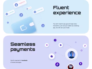 Lightweight Crypto & NFT Wallet + Landing Page UI