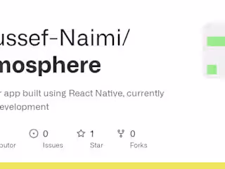 GitHub - Youssef-Naimi/Atmosphere: Weather app built using Reac…