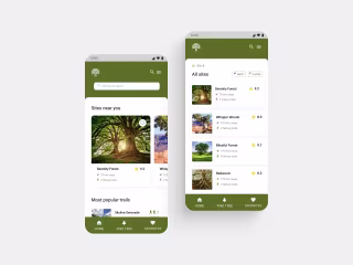 App and design system for Native Woodland Trust