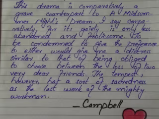 hand written assigment