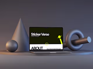Sticker Verse Product Catalogue Design