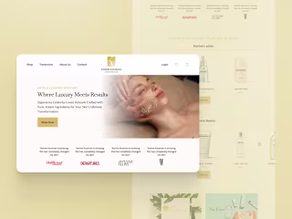 Kariné Kazarian: Luxury Skincare Website Redesign